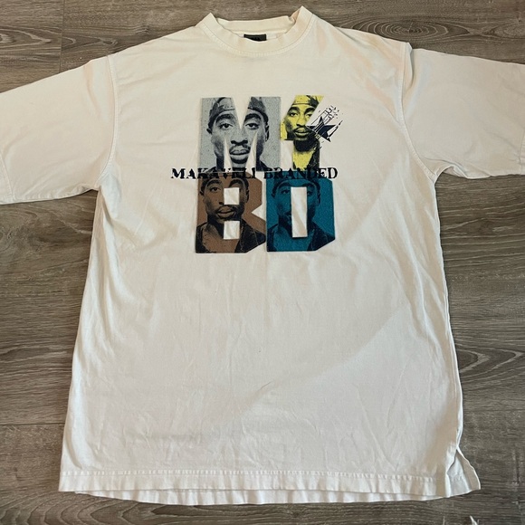 Makaveli Branded T Shirt Y2K - Size L - Picture 2 of 5